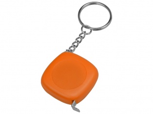 Брелок-рулетка 1м Block, оранжевый
