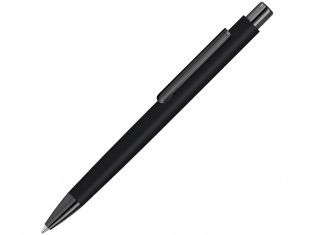 Металлическая шариковая ручка soft touch Ellipse gum, черный