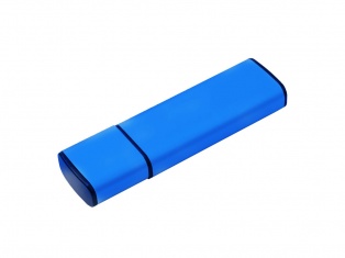 USB-флешка металлическая на 32ГБ с колпачком, синий