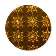 Голограмма наклейка "Золотая звезда"